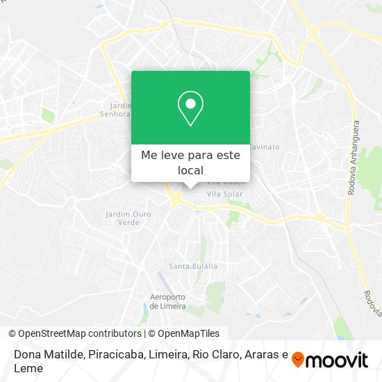 Dona Matilde mapa