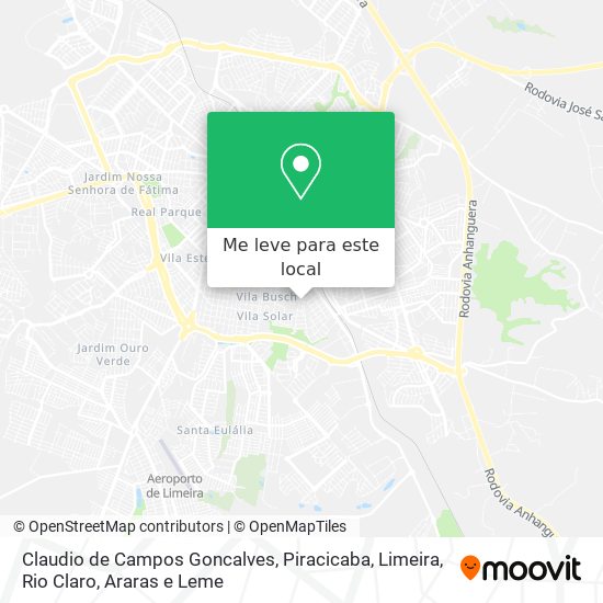 Claudio de Campos Goncalves mapa