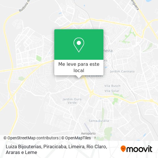 Luiza Bijouterias mapa