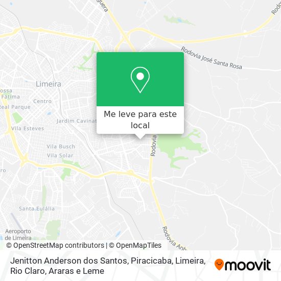 Jenitton Anderson dos Santos mapa