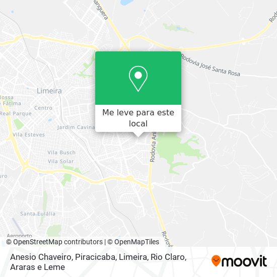 Anesio Chaveiro mapa