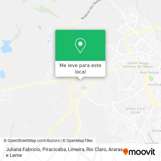 Juliana Fabricio mapa