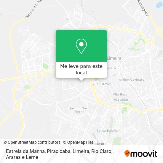Estrela da Manha mapa