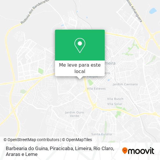 Barbearia do Guina mapa