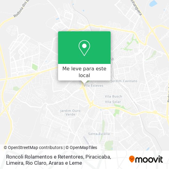 Roncoli Rolamentos e Retentores mapa