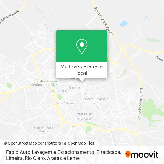 Fabio Auto Lavagem e Estacionamento mapa