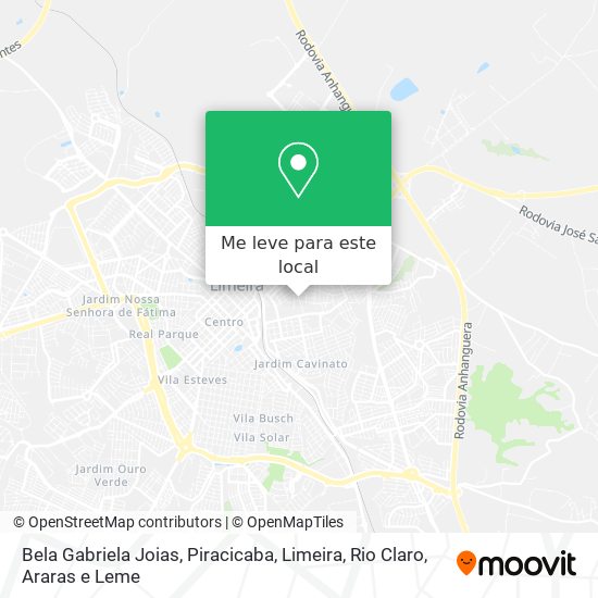 Bela Gabriela Joias mapa