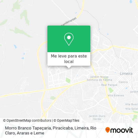 Morro Branco Tapeçaria mapa
