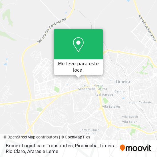 Brunex Logistica e Transportes mapa