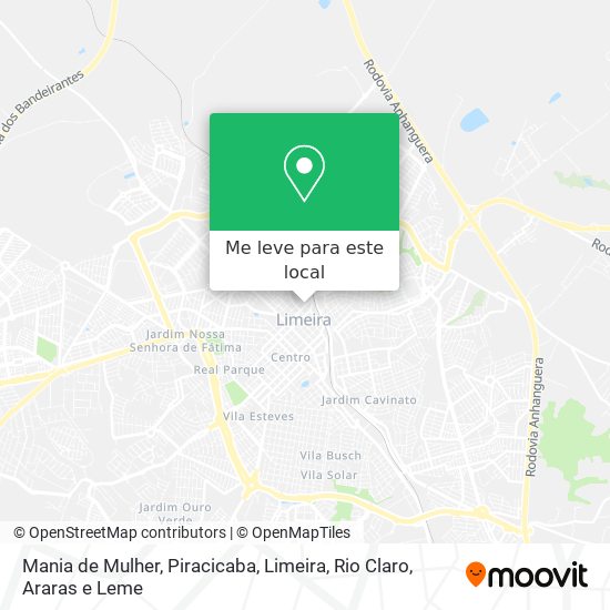 Mania de Mulher mapa