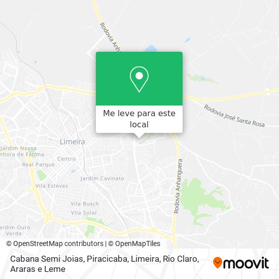 Cabana Semi Joias mapa