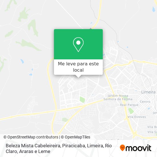 Beleza Mista Cabeleireira mapa