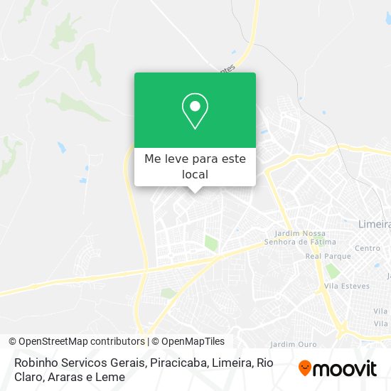 Robinho Servicos Gerais mapa