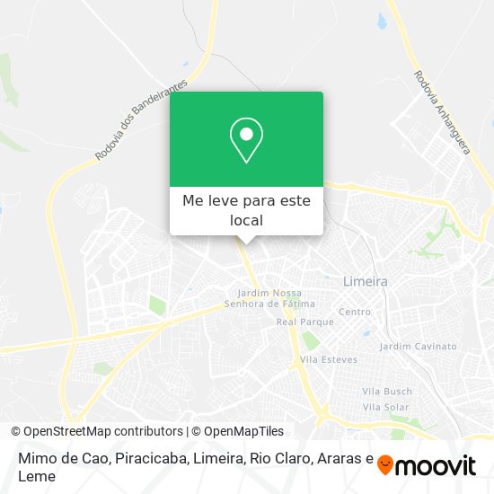 Mimo de Cao mapa