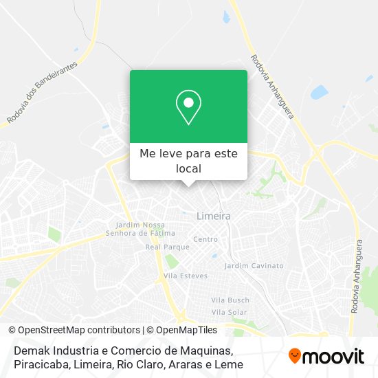 Demak Industria e Comercio de Maquinas mapa