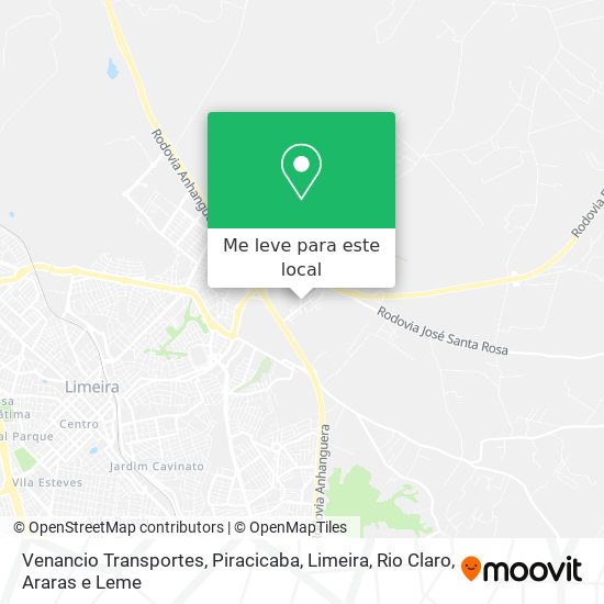 Venancio Transportes mapa