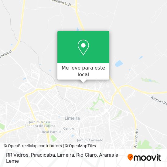 RR Vidros mapa
