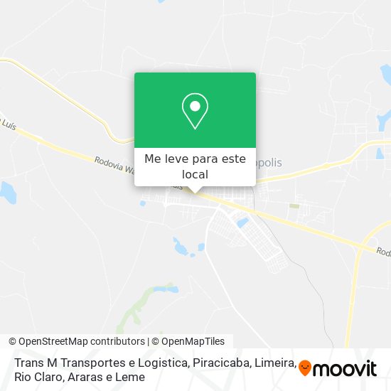 Trans M Transportes e Logistica mapa