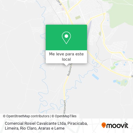 Comercial Rosiel Cavalcante Ltda mapa