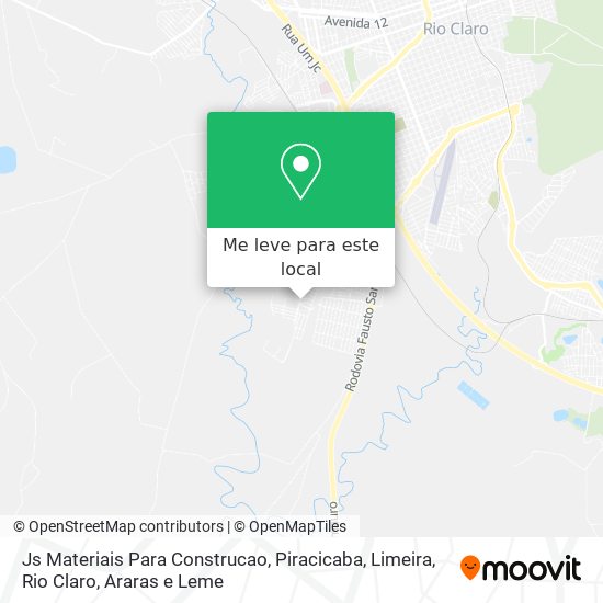 Js Materiais Para Construcao mapa