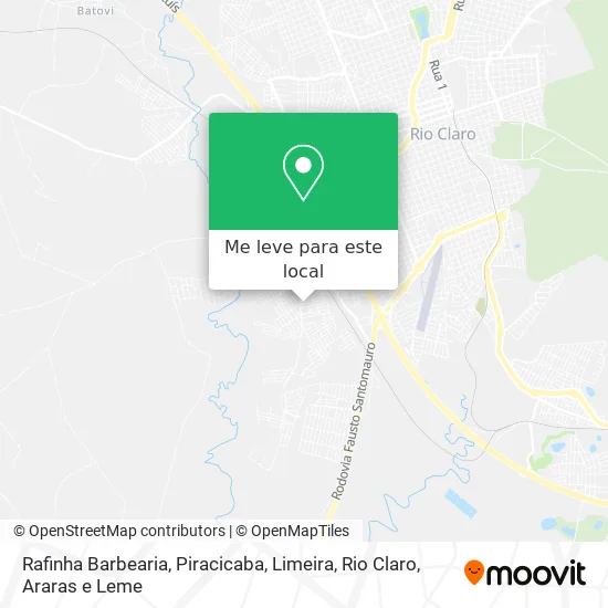 Rafinha Barbearia mapa
