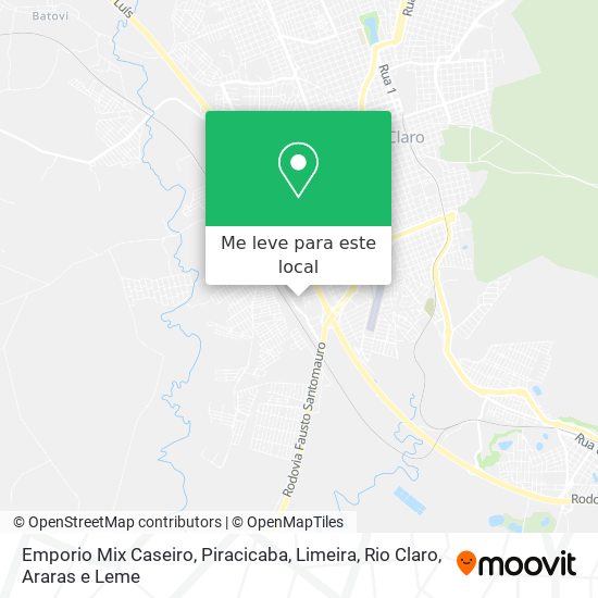 Emporio Mix Caseiro mapa