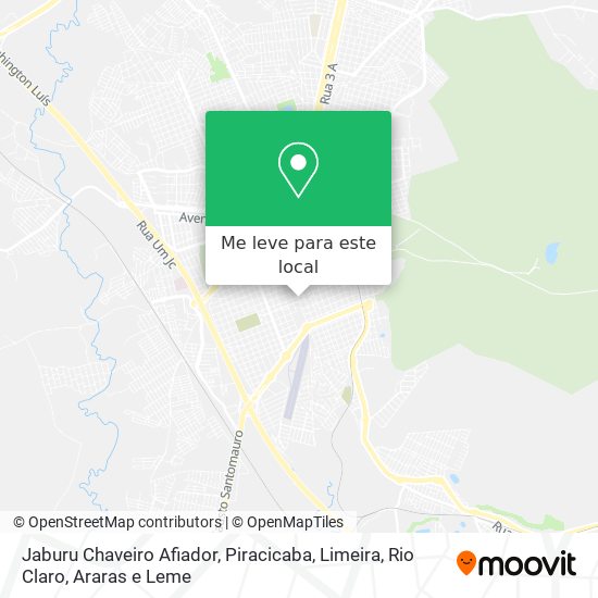 Jaburu Chaveiro Afiador mapa