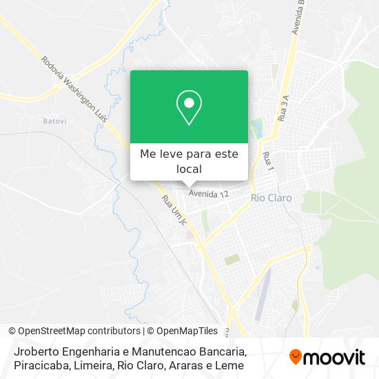 Jroberto Engenharia e Manutencao Bancaria mapa