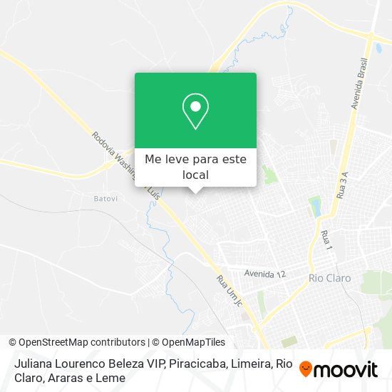 Juliana Lourenco Beleza VIP mapa