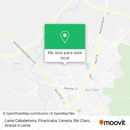 Laine Cabeleireira mapa