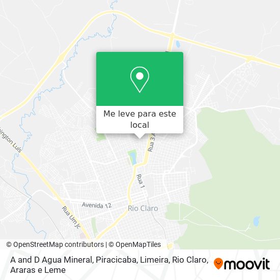 A and D Agua Mineral mapa