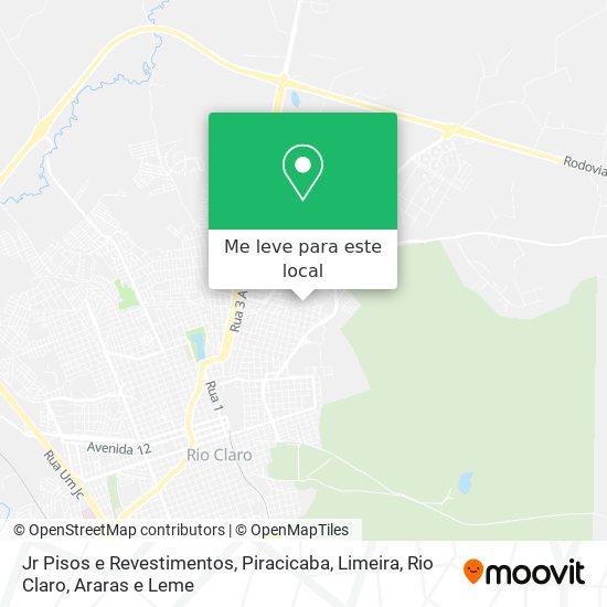 Jr Pisos e Revestimentos mapa