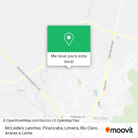 McLeide's Lanches mapa