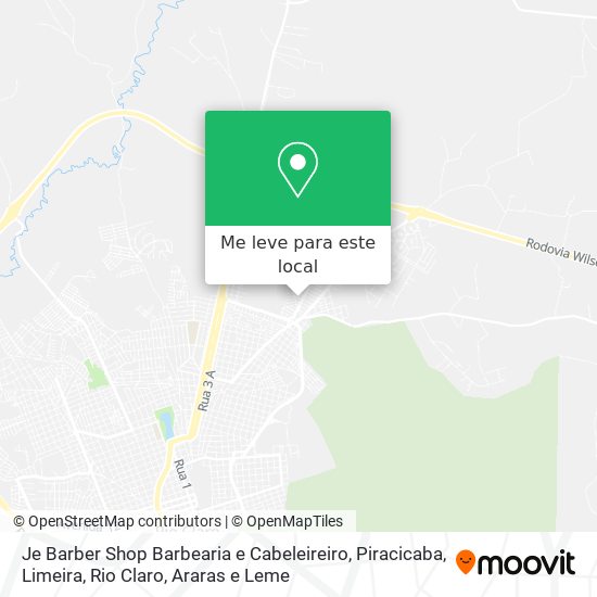 Je Barber Shop Barbearia e Cabeleireiro mapa