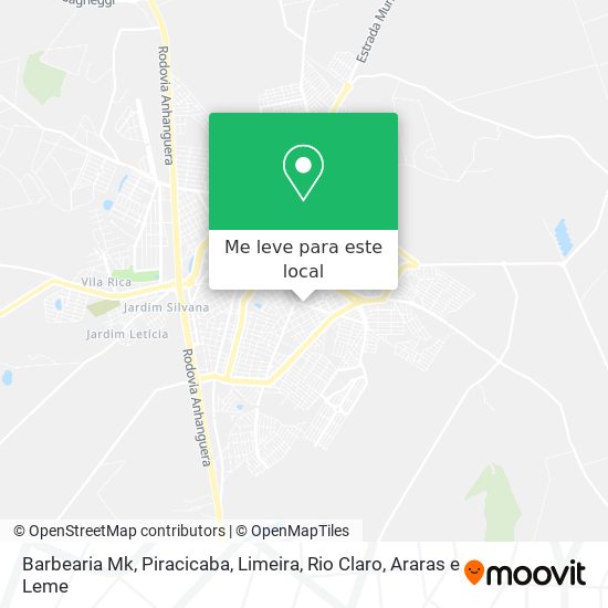 Barbearia Mk mapa