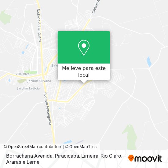 Borracharia Avenida mapa