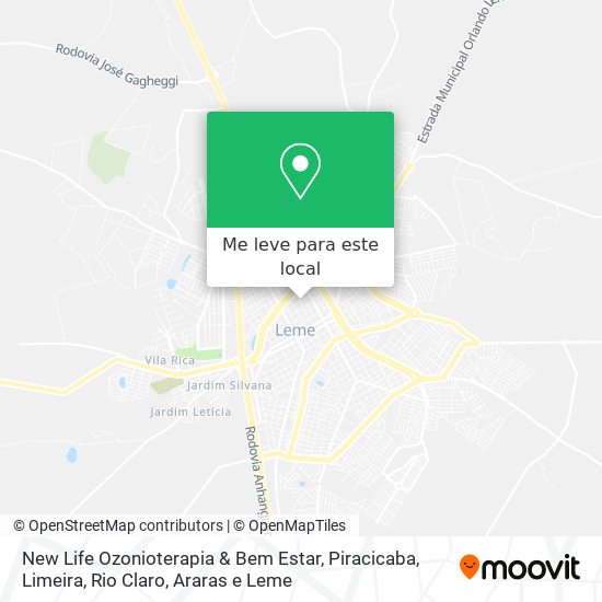 New Life Ozonioterapia & Bem Estar mapa