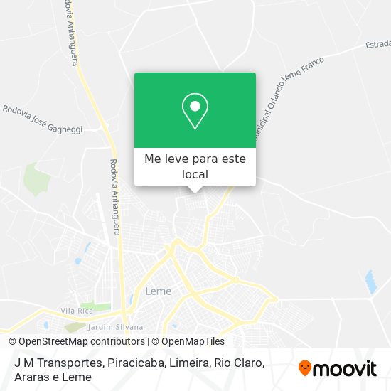 J M Transportes mapa