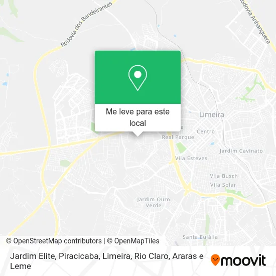 Jardim Elite mapa