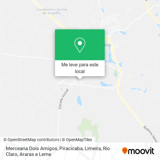 Mercearia Dois Amigos mapa