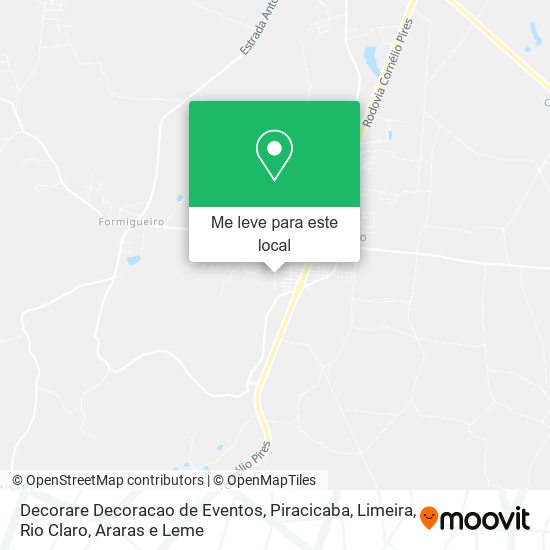 Decorare Decoracao de Eventos mapa