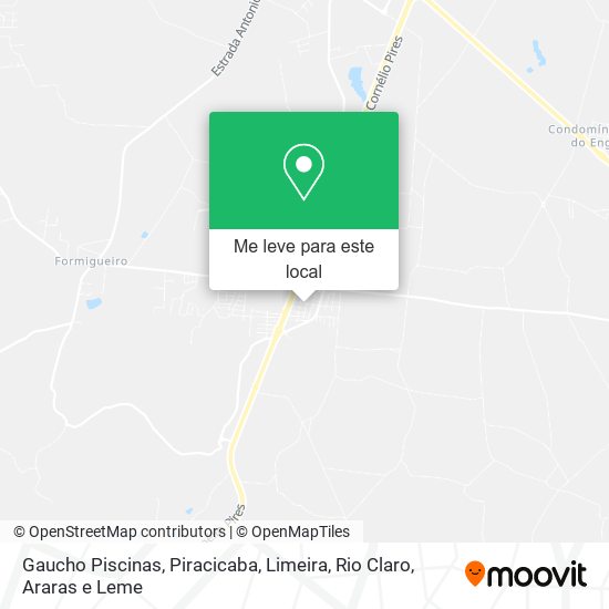 Gaucho Piscinas mapa