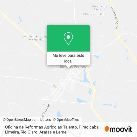 Oficina de Reformas Agricolas Talento mapa