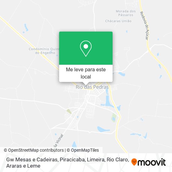 Gw Mesas e Cadeiras mapa