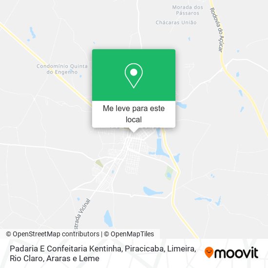 Padaria E Confeitaria Kentinha mapa