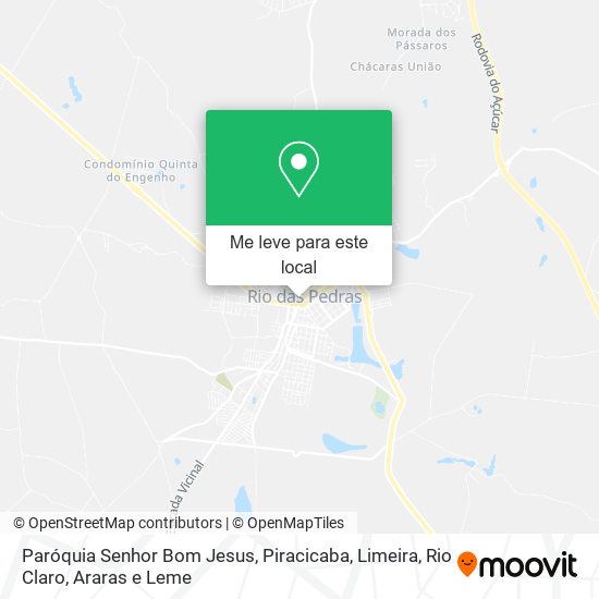 Paróquia Senhor Bom Jesus mapa