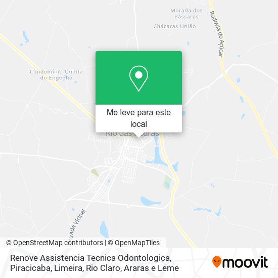 Renove Assistencia Tecnica Odontologica mapa