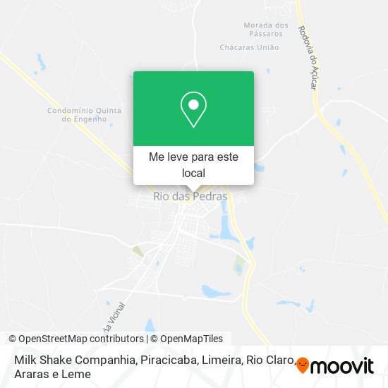 Milk Shake Companhia mapa