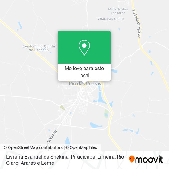 Livraria Evangelica Shekina mapa