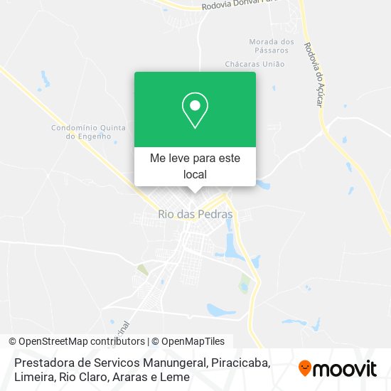 Prestadora de Servicos Manungeral mapa